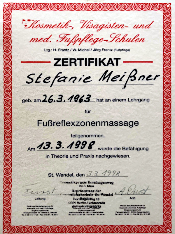 Zertifikat 6